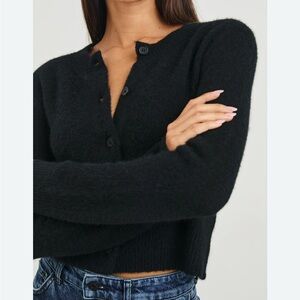 Rails Black Women's Cardigan Sweater